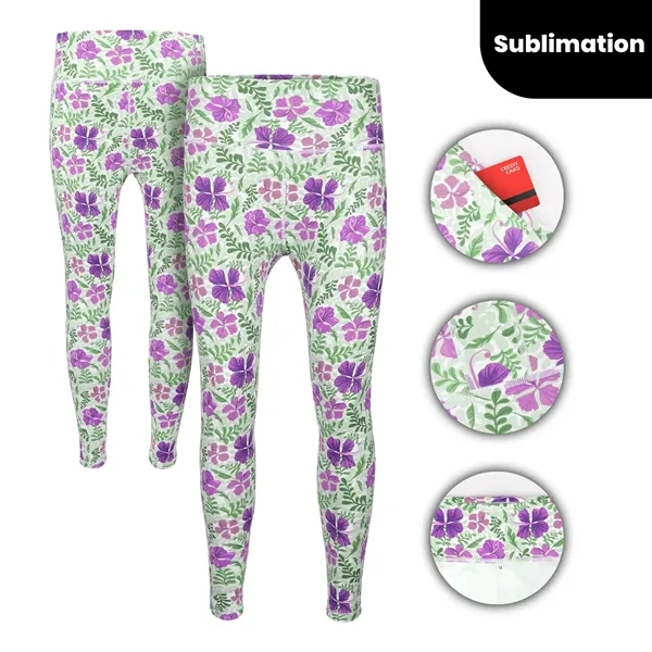 Custom Sublimated Women's Yoga Leggings - Custom Sublimated Women's Yoga Leggings - Image 0 of 0