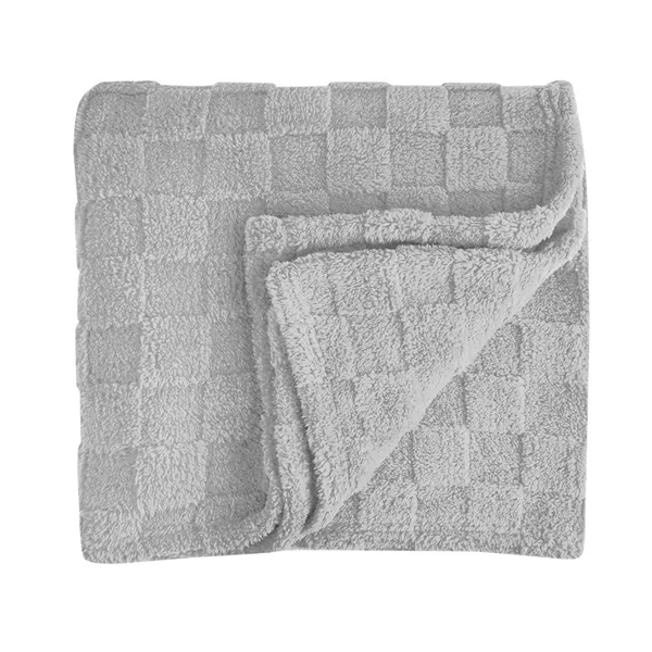 rPET Checkered Sherpa Blanket - rPET Checkered Sherpa Blanket - Image 13 of 20