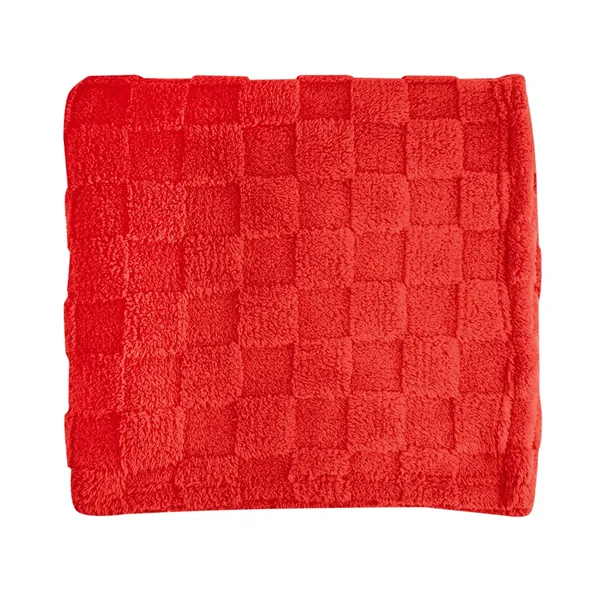 rPET Checkered Sherpa Blanket - rPET Checkered Sherpa Blanket - Image 19 of 20