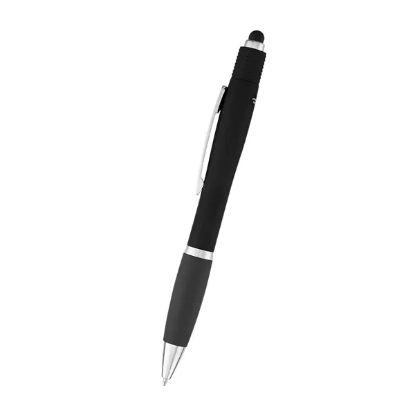 Custom RABS SATIN STYLUS PEN WITH SPIN TOP