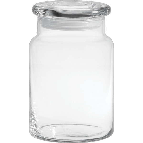 Large Apothecary Jar with Flat Lid