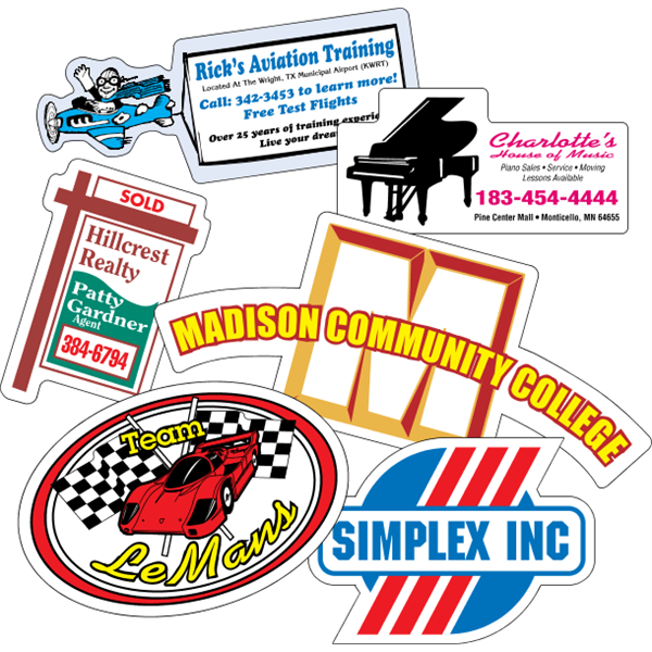 Custom Spot Color Magnets - Outdoor Durable