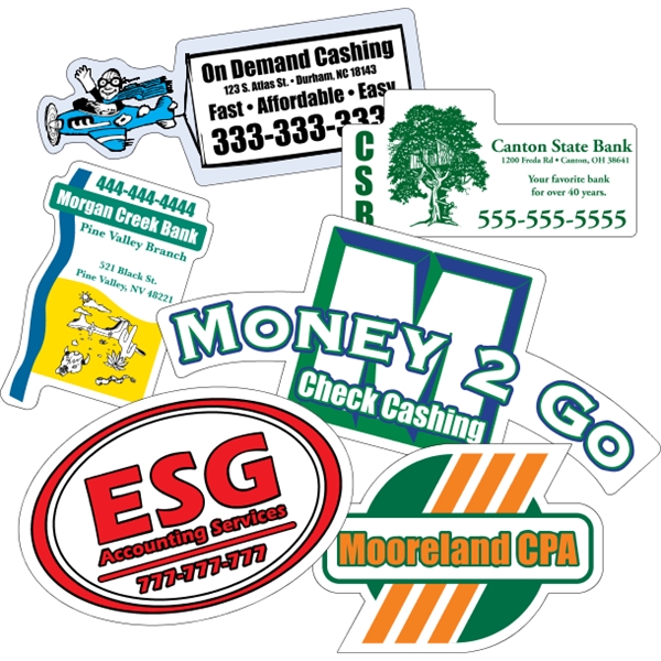 Custom Spot Color Magnets - Outdoor Durable