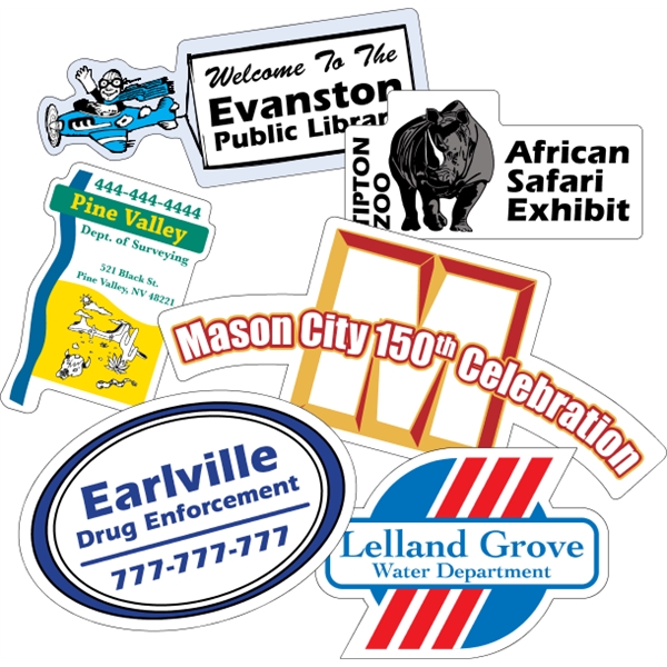 Custom Spot Color Magnets - Outdoor Durable