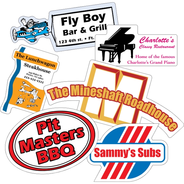 Custom Spot Color Magnets - Outdoor Durable
