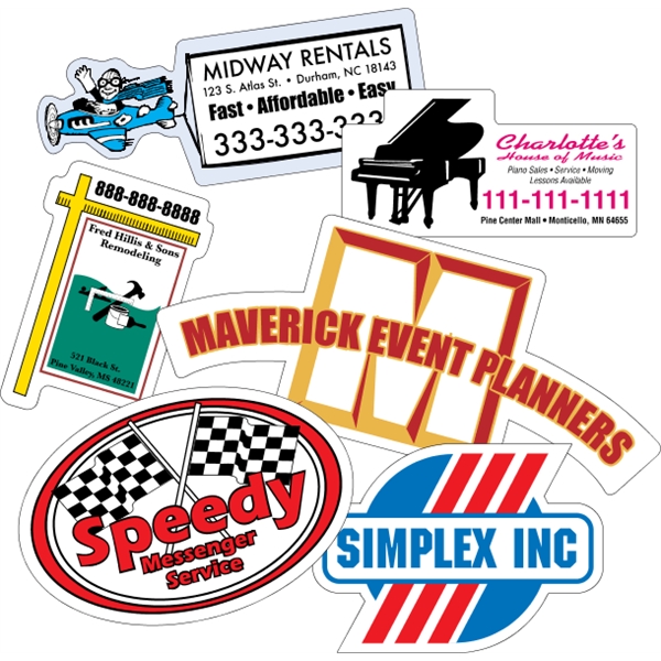 Custom Spot Color Magnets - Outdoor Durable