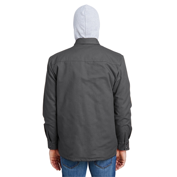 Dickies men's canvas hooded shirt online jacket