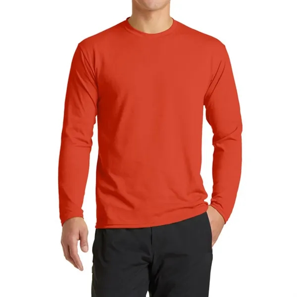 Port & Company® Long Sleeve Performance Blend Tee - Port & Company® Long Sleeve Performance Blend Tee - Image 10 of 53