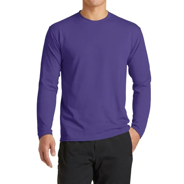 Port & Company® Long Sleeve Performance Blend Tee - Port & Company® Long Sleeve Performance Blend Tee - Image 11 of 53