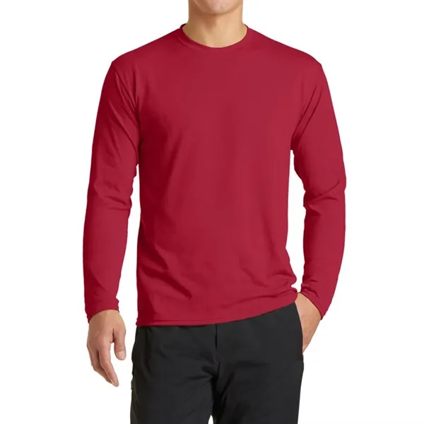 Port & Company® Long Sleeve Performance Blend Tee - Port & Company® Long Sleeve Performance Blend Tee - Image 12 of 53
