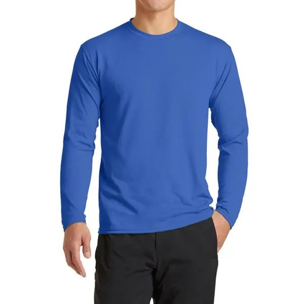 Port & Company® Long Sleeve Performance Blend Tee - Port & Company® Long Sleeve Performance Blend Tee - Image 13 of 53