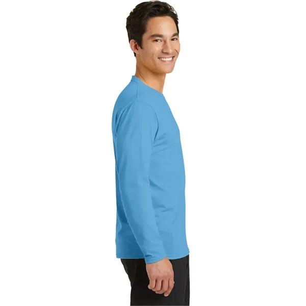 Port & Company® Long Sleeve Performance Blend Tee - Port & Company® Long Sleeve Performance Blend Tee - Image 17 of 53