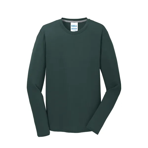 Port & Company® Long Sleeve Performance Blend Tee - Port & Company® Long Sleeve Performance Blend Tee - Image 21 of 53