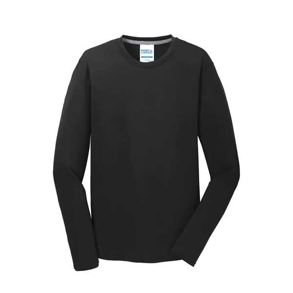 Port & Company® Long Sleeve Performance Blend Tee - Port & Company® Long Sleeve Performance Blend Tee - Image 30 of 53