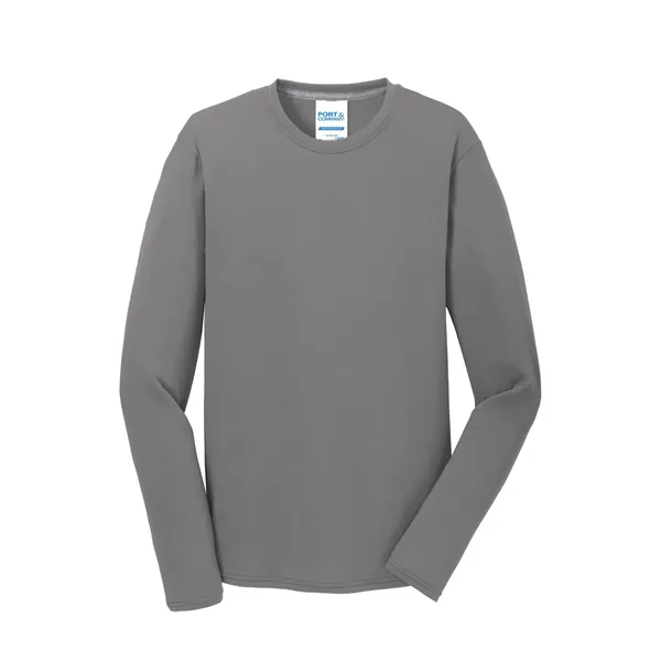 Port & Company® Long Sleeve Performance Blend Tee - Port & Company® Long Sleeve Performance Blend Tee - Image 36 of 53