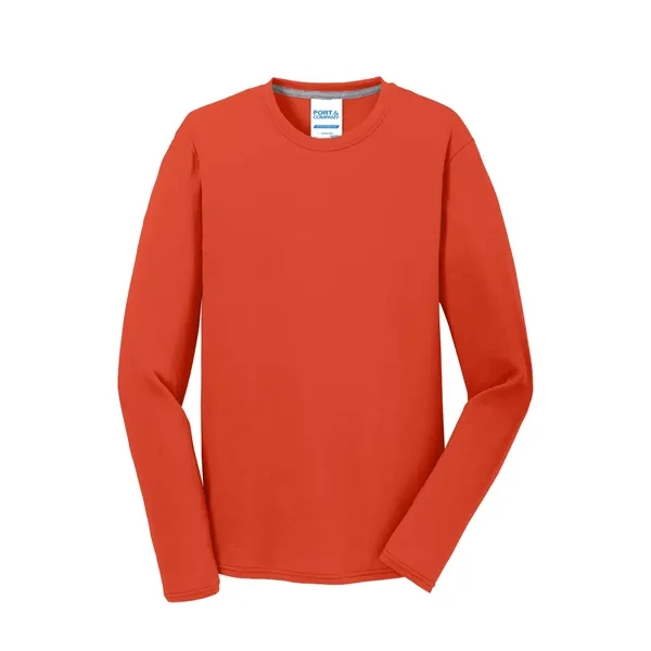 Port & Company® Long Sleeve Performance Blend Tee - Port & Company® Long Sleeve Performance Blend Tee - Image 39 of 53