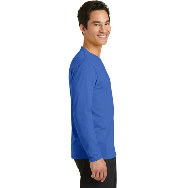 Port & Company® Long Sleeve Performance Blend Tee - Port & Company® Long Sleeve Performance Blend Tee - Image 49 of 53
