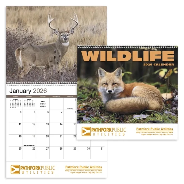 Products Wildlife Appointment Calendar - Spiral