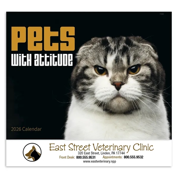 Good Value™ Pets with Attitude - Stapled Calendar - Good Value™ Pets with Attitude - Stapled Calendar - Image 8 of 31