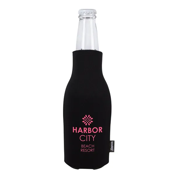 Koozie® Zip-Up Bottle Cooler with Opener - Koozie® Zip-Up Bottle Cooler with Opener - Image 0 of 4