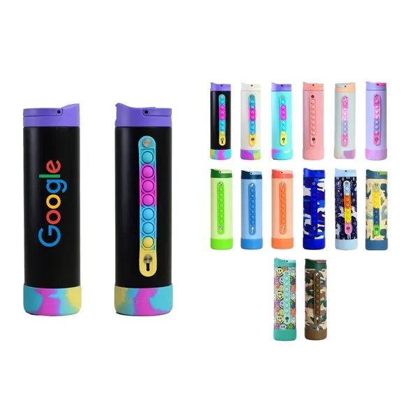 Elemental® Iconic Pop Fidget 20oz Stainless Steel Water - Elemental® Iconic Pop Fidget 20oz Stainless Steel Water - Image 0 of 18