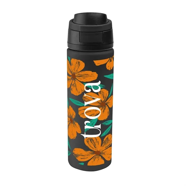 Custom 24 Oz. Full Color Pop Sip Recycled Stainless Steel Bottle