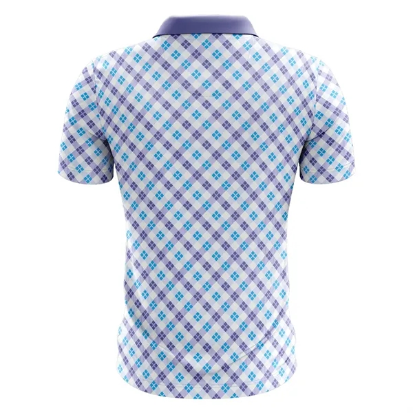 Sublimation Birdseye Short Sleeve Polo - Men, Women, Kids - Sublimation Birdseye Short Sleeve Polo - Men, Women, Kids - Image 3 of 3