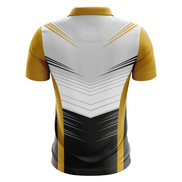 Men's & Kids' Sublimation Pique Short Sleeve Polo - Men's & Kids' Sublimation Pique Short Sleeve Polo - Image 3 of 3