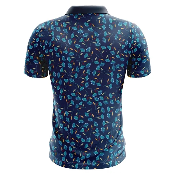 Sublimation 180G Silk-Feel Short Slv Polo - Men, Women, Kids - Sublimation 180G Silk-Feel Short Slv Polo - Men, Women, Kids - Image 3 of 3