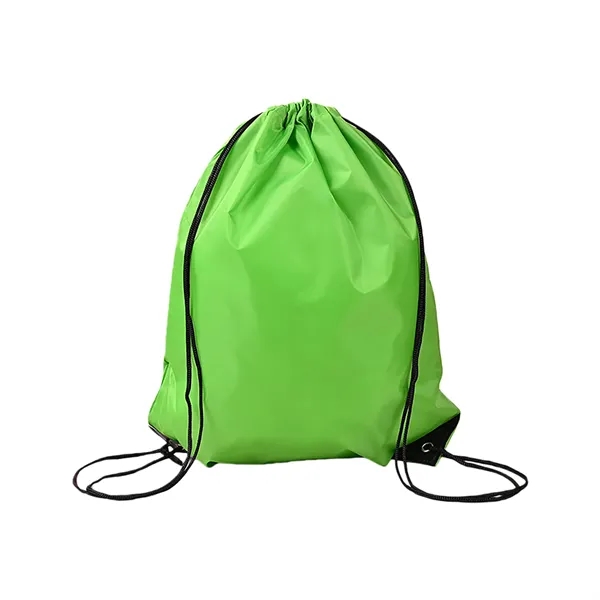 Polyester Drawstring Backpack Reinforced Corner Adjustable - Polyester Drawstring Backpack Reinforced Corner Adjustable - Image 1 of 20