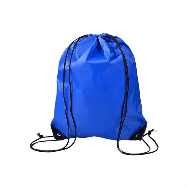 Polyester Drawstring Backpack Reinforced Corner Adjustable - Polyester Drawstring Backpack Reinforced Corner Adjustable - Image 16 of 20