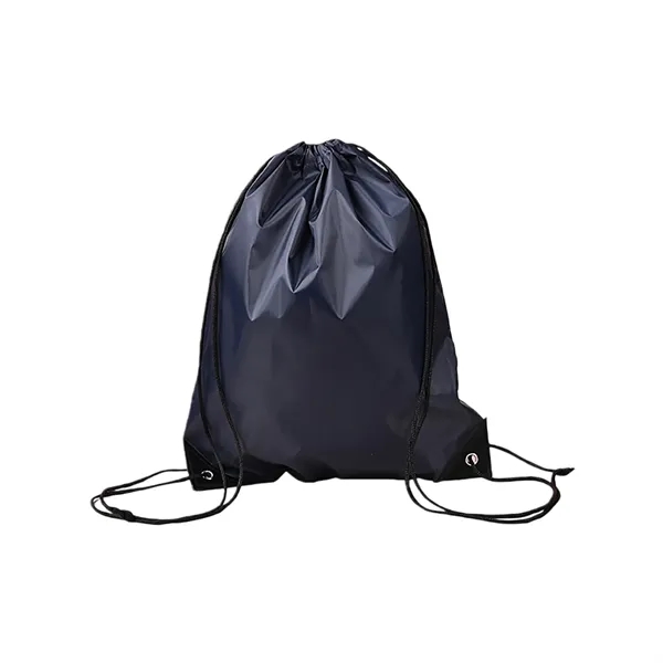 Polyester Drawstring Backpack Reinforced Corner Adjustable - Polyester Drawstring Backpack Reinforced Corner Adjustable - Image 17 of 20