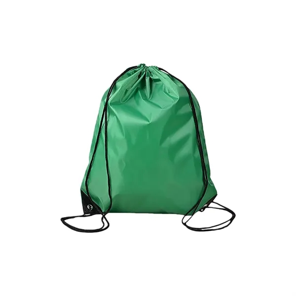 Polyester Drawstring Backpack Reinforced Corner Adjustable - Polyester Drawstring Backpack Reinforced Corner Adjustable - Image 18 of 20