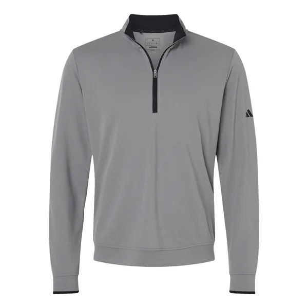 Adidas Men's Performance Lightweight Quarter-Zip Pullover - Adidas Men's Performance Lightweight Quarter-Zip Pullover - Image 5 of 8