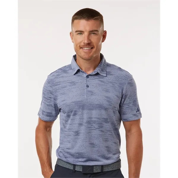Adidas Men's Ultimate365 Textured Stripe Polo - Adidas Men's Ultimate365 Textured Stripe Polo - Image 0 of 8