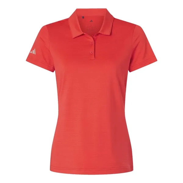Adidas Women's Textured Stripe Polo - Adidas Women's Textured Stripe Polo - Image 3 of 10