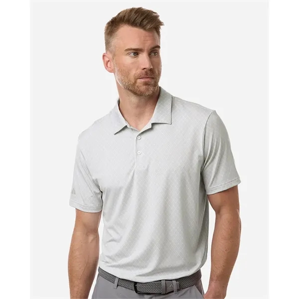 Adidas Men's 4-Way Stretch Printed Polo - Adidas Men's 4-Way Stretch Printed Polo - Image 0 of 4