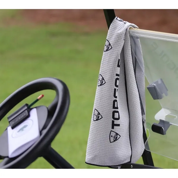 Microfiber Waffle Caddy Towel