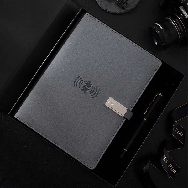 Business padfolio notebook with 16gb usb drive/charging - Business padfolio notebook with 16gb usb drive/charging - Image 4 of 4