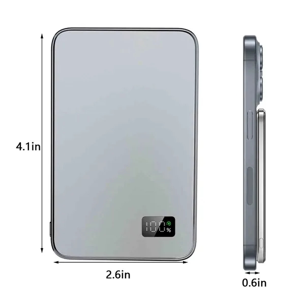 5000mAh Magnetic Wireless Power Bank for MagSafe - 5000mAh Magnetic Wireless Power Bank for MagSafe - Image 1 of 3