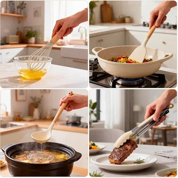 12 PCS Silicone Cooking Utensil Set - 12 PCS Silicone Cooking Utensil Set - Image 5 of 5