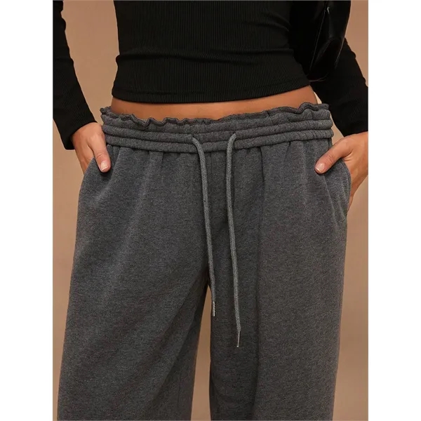 Custom Women's Wide-Leg Fleece Sweatpants - Custom Women's Wide-Leg Fleece Sweatpants - Image 16 of 32