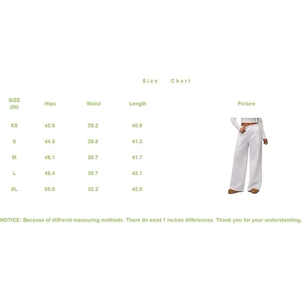 Custom Women's Wide-Leg Fleece Sweatpants - Custom Women's Wide-Leg Fleece Sweatpants - Image 32 of 32