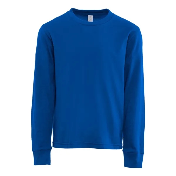 Next Level Youth Cotton Long Sleeve T-Shirt - Next Level Youth Cotton Long Sleeve T-Shirt - Image 9 of 12