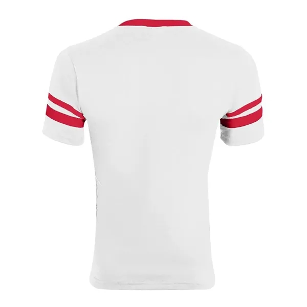 Augusta Sportswear V-Neck Jersey with Striped Sleeves - Augusta Sportswear V-Neck Jersey with Striped Sleeves - Image 72 of 72