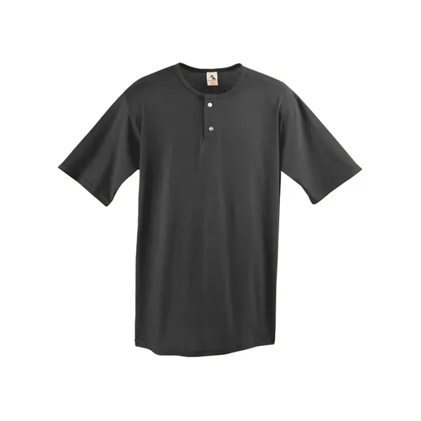 Augusta Sportswear Men's Two-Button Baseball Jersey - Augusta Sportswear Men's Two-Button Baseball Jersey - Image 3 of 12