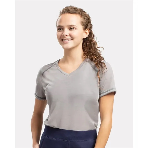 Augusta Sportswear Women's Super Soft-Spun Poly V-Neck T-... - Augusta Sportswear Women's Super Soft-Spun Poly V-Neck T-... - Image 0 of 10