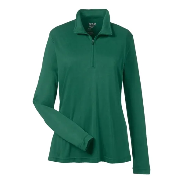 Team 365 Women's Zone Performance Quarter-Zip Pullover - Team 365 Women's Zone Performance Quarter-Zip Pullover - Image 4 of 12