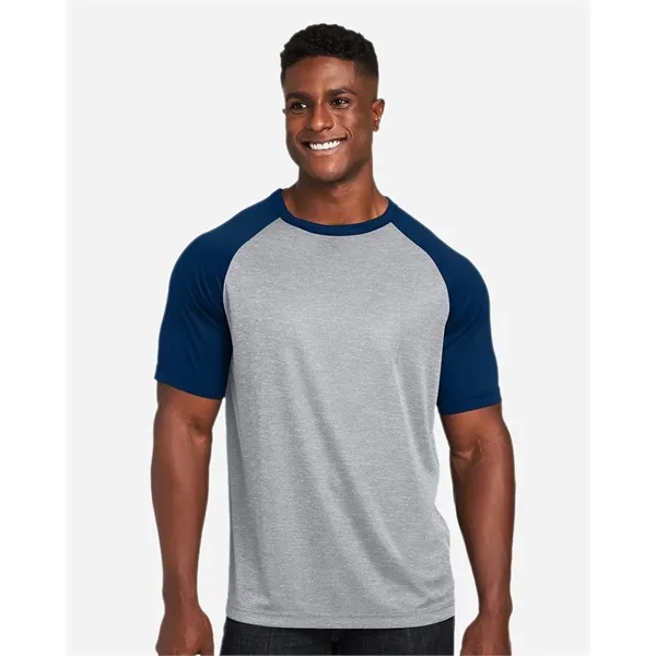 Team 365 Unisex Zone Colorblock Raglan T-Shirt - Team 365 Unisex Zone Colorblock Raglan T-Shirt - Image 0 of 12