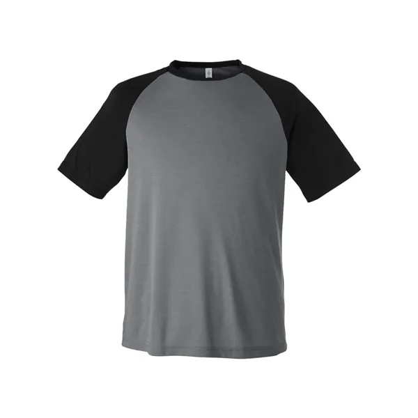Team 365 Unisex Zone Colorblock Raglan T-Shirt - Team 365 Unisex Zone Colorblock Raglan T-Shirt - Image 5 of 12